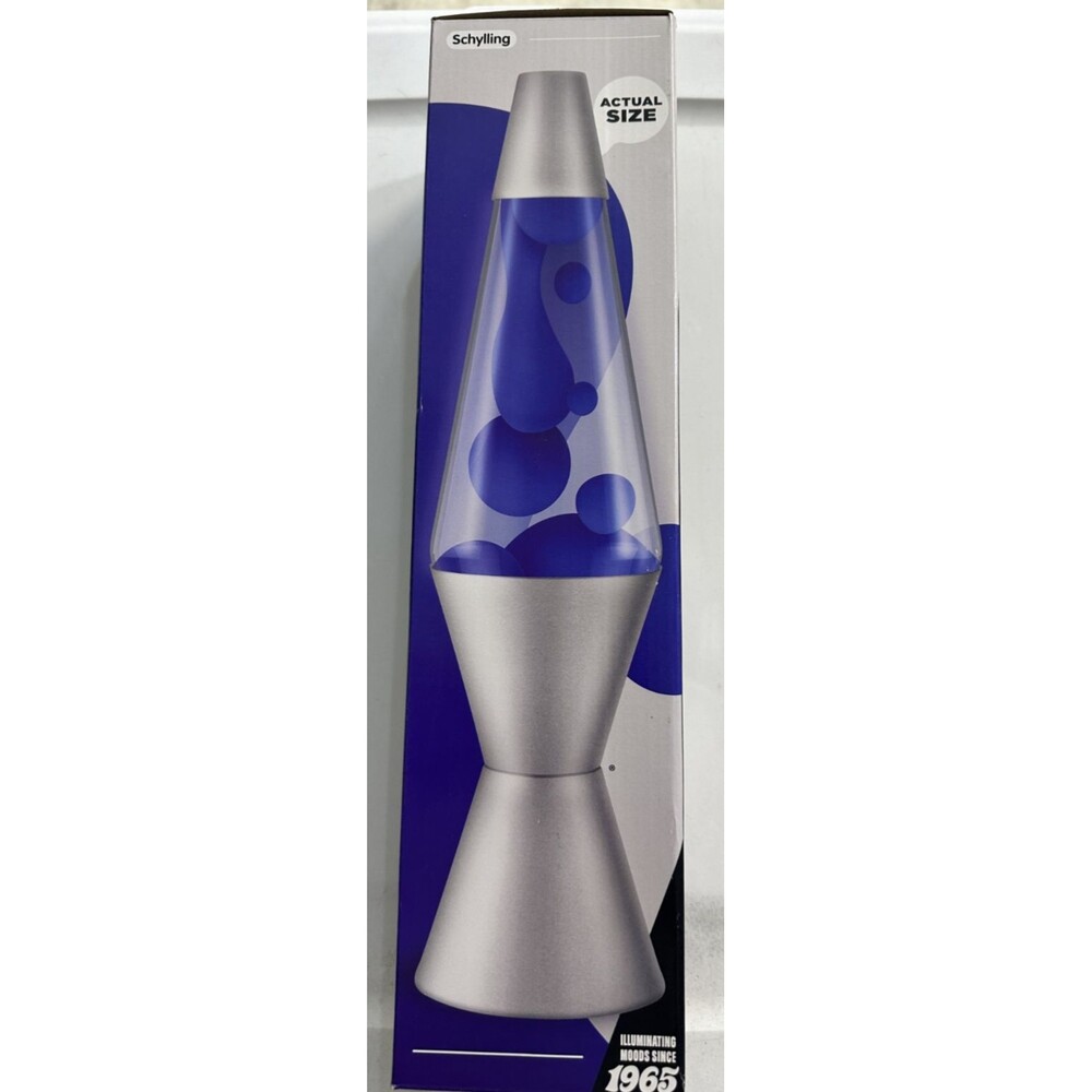 The Original "Bluee" Lava Lamp 14.5" Mood Changing Blue Lava in Clear Liquid